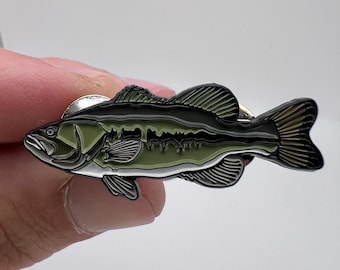 Largemouth Bass  - Fish Pin with Gift Box