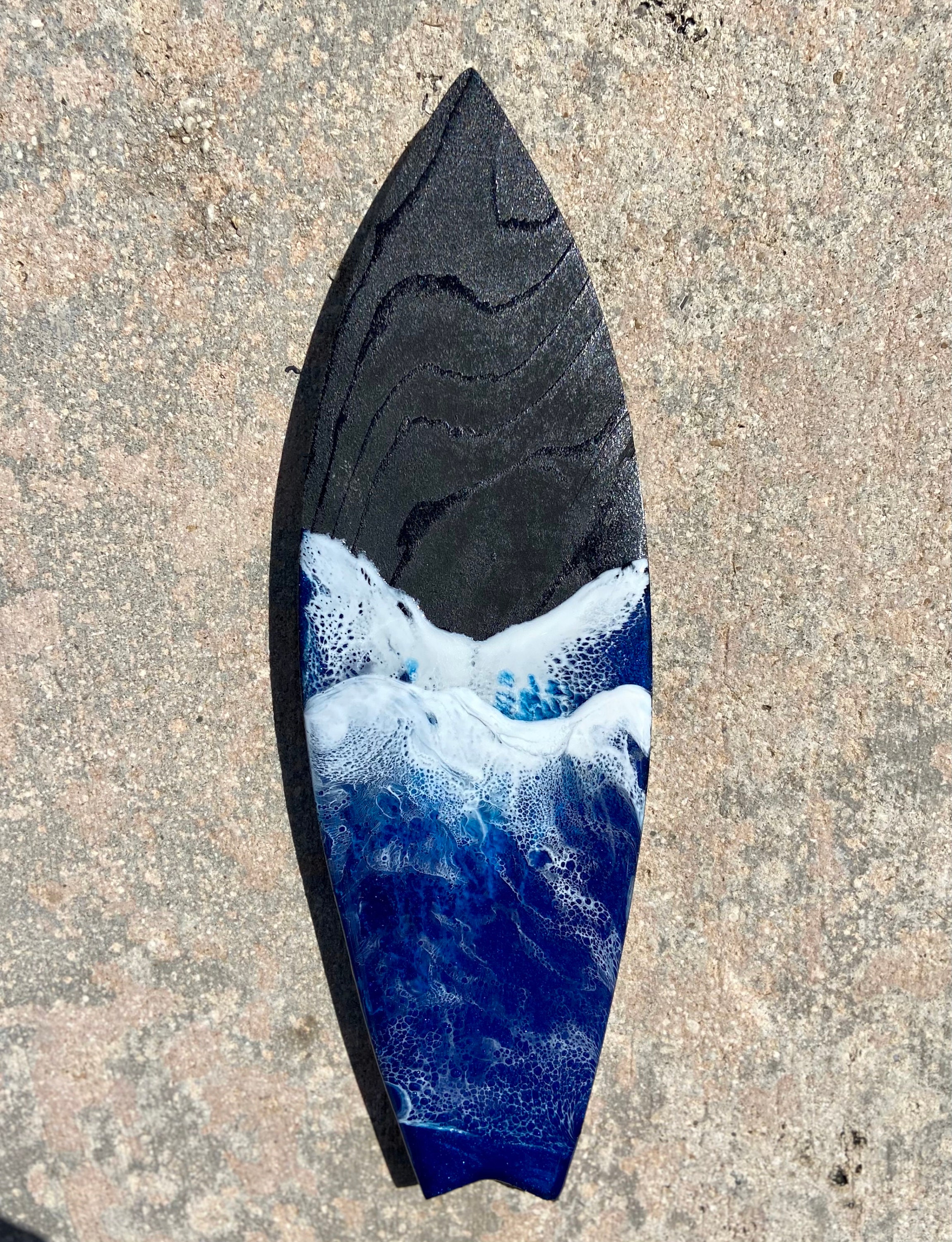 Surfs Up Customizable Surfboards with Epoxy Ocean Waves Art Etsy