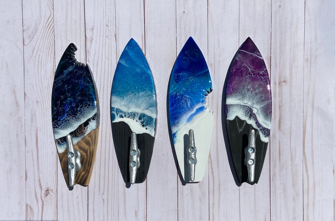 Made to Order Surfboard Hook, Surfboard Key Holder, Surfboard Coat Rack ...
