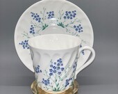 Lomonosov coffee teacup with saucer