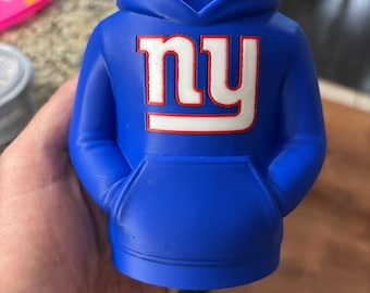 Football Hoodie Pen Holder, Team Colors Sweatshirt Pencil Cup, Desk Organizer, Christmas Gift for Dad
