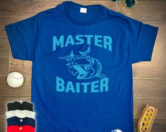 Master Baiter T Shirt, Masturbate Tee