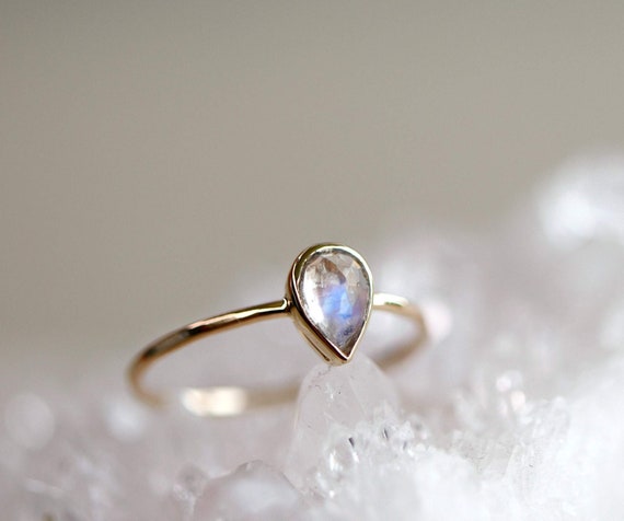 Minimalist gemstone rings clearance