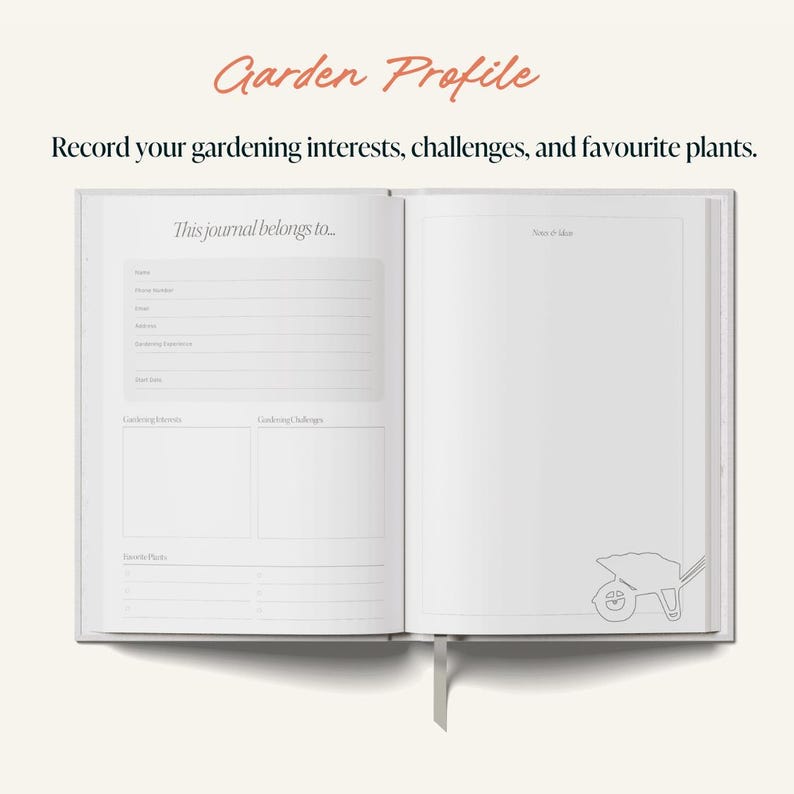 Gardening Journal (A5) - Olive Green afbeelding 2