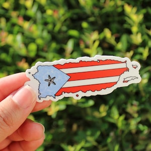 Puerto Rican flag sticker⎪Bandera de Puerto Rico Sticker⎪Boricua Sticker | Phone cases sticker⎪Puerto Rico Sticker⎪Puertorico⎪