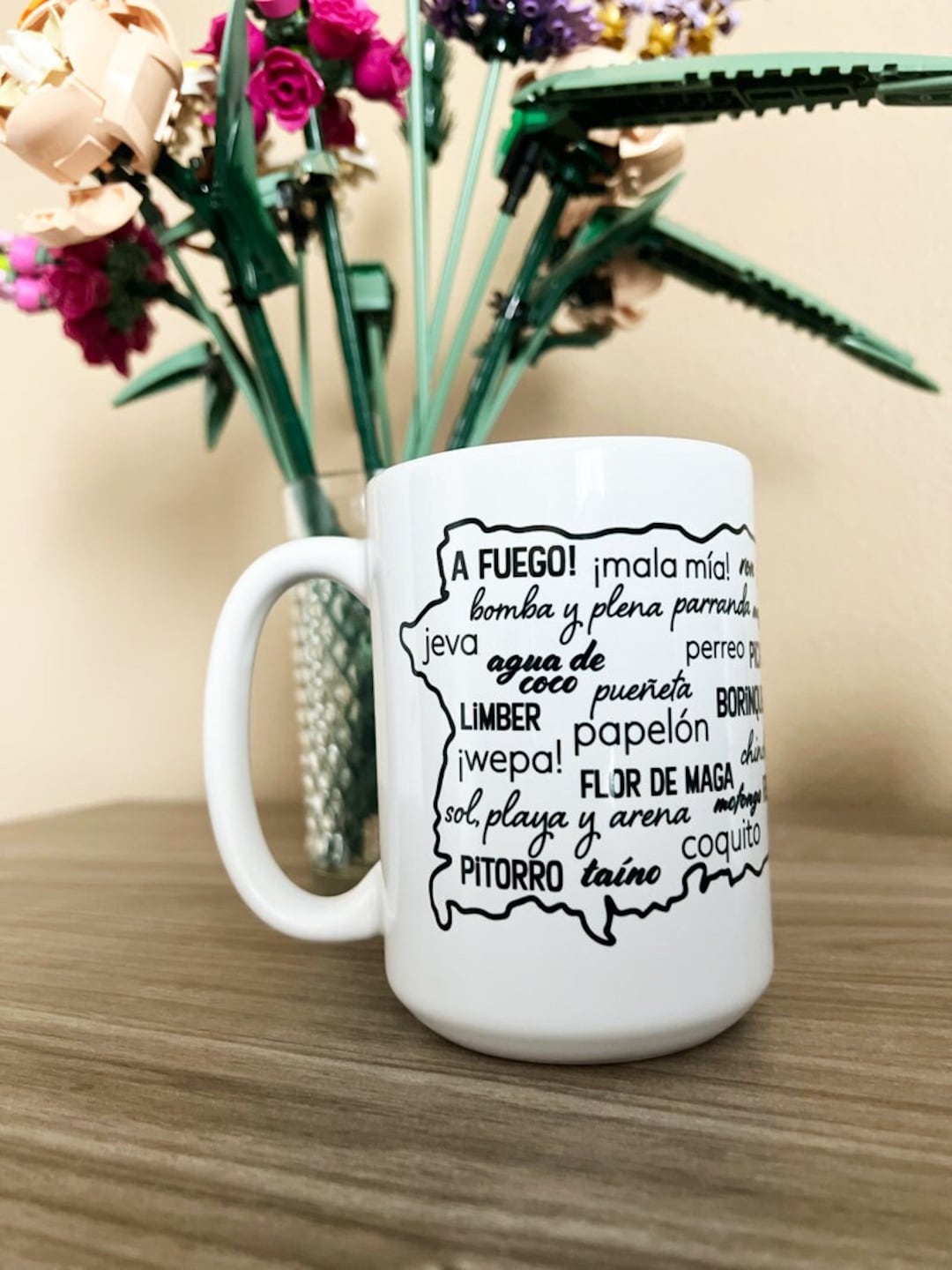 Jerga Boricua Mugtaza De Cafe Puerto Ricopuerto Rico Etsy