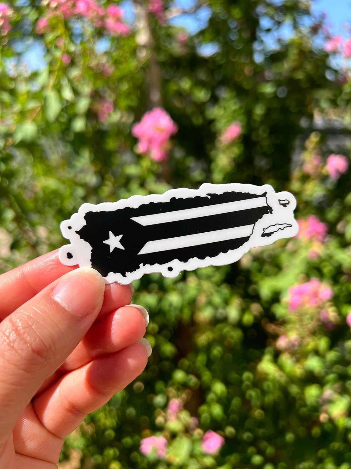 Bandera de Puerto Rico⎪Puerto Rican flag Sticker⎪Stickers boricuas⎪Mapa ...