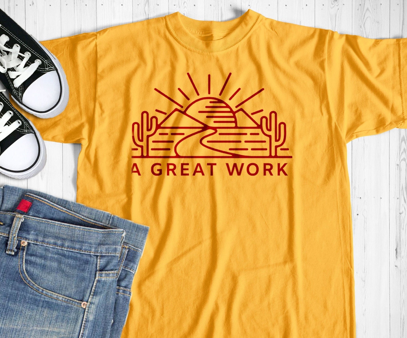 Southwest desert t-shirt design girls camp youth | Etsy