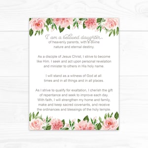 Young Women Theme | Church of Jesus Christ of Latter-Day Saints