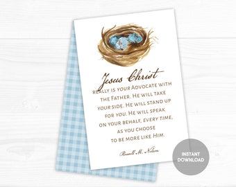 Easter Gift Tag | Ministering | Young Women | Relief Society | Spring