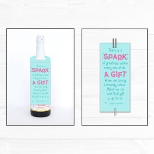 Sparkler or Sparkling Cider Gift Tag | Ministering | Young Women