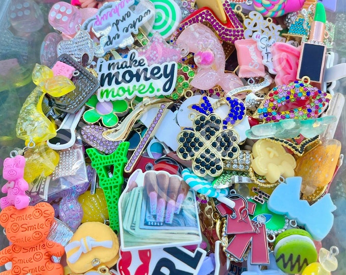 100pcs Mixed Charm Sets, Charm Bundle, Charms in Bulk, Wholesale Charms
