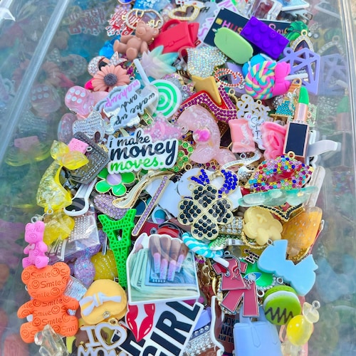 100pcs Mixed Charm Sets, Charm Bundle, Charms in Bulk, Wholesale - Main Image