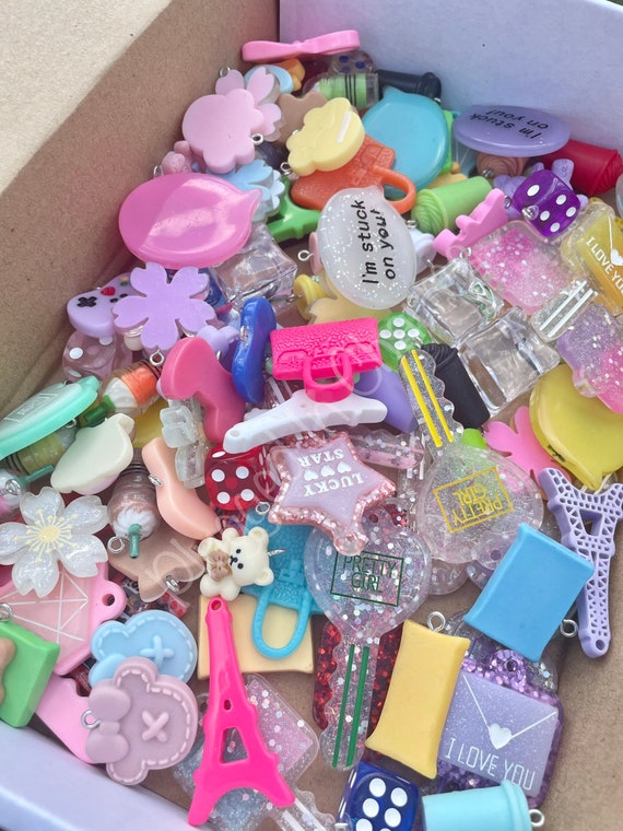 Small Colorful Mixed Charms Bulk - 10,25, or 50, Bulk Charms, Charm Bracelet, Wholesale Charms, Charm Vendor, Charms for Bracelets