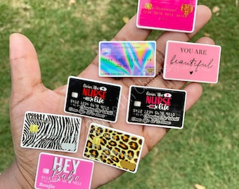 Credit Card Charms, Planar Charms, Flatback Charms, Bangle Charms, Charm Bracelet Supplies, Boss, Wifey, Nurse Life, Queen, Goal Digger
