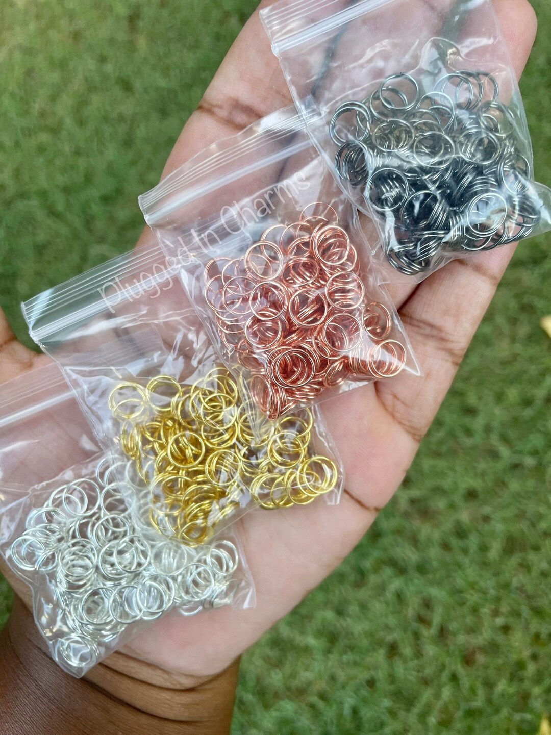 100pcs 8mm Split Rings, Silver Gold Rose Gold, Jewelry Making, Bangle ...