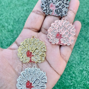 UNAPOLOGETICALLY DOPE Melanin Charm, Bling Charm, Rhinestone Charm, DIY, Silver Gold Black Rose Gold, Charms for Bracelets, Jewelry Supply