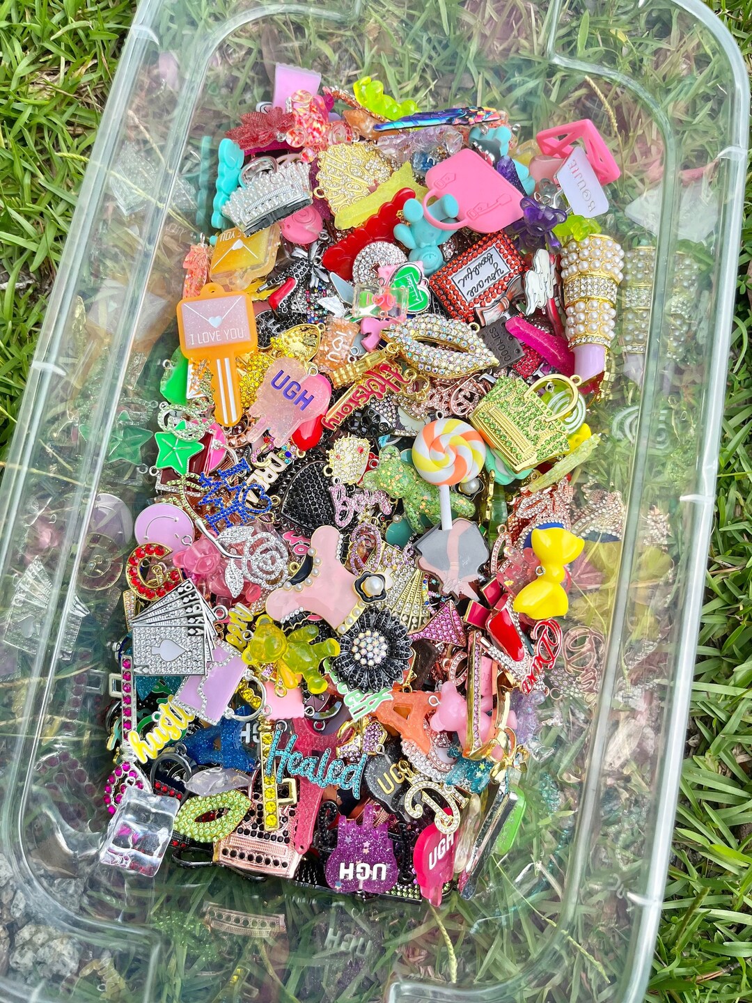 Mixed Charm Brooch main image 1