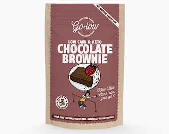 Low Carb & Keto Chocolate Brownie Baking Mix