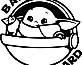 Yoda Baby On Board Etsy