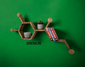 Epinephrine / Adrenaline / Molecule Art / Wall Art