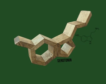 Desktop Serotonin Molecule