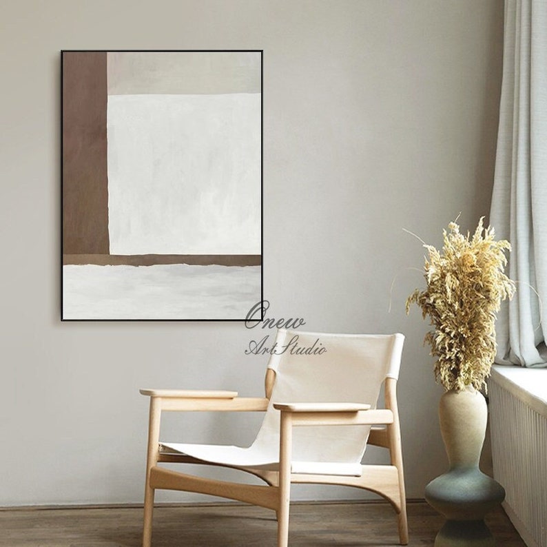 Large Abstract Oil Painting on Canvas Original Minimalist - Etsy