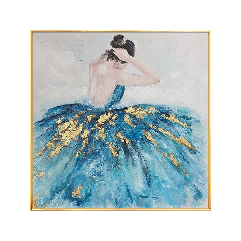 Abstract Acrylic Paintings, Ballet Dancer Painting, Canvas Painting fo –  Art Painting Canvas