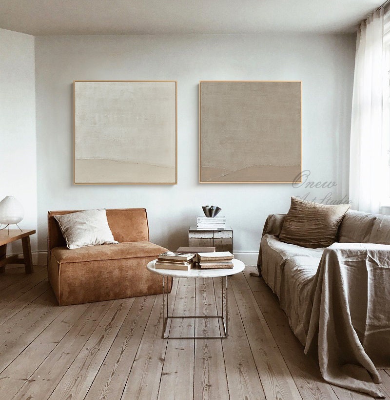 Large Abstract Canvas Wall Art, Original Oil Painting on Canvas, Modern ...