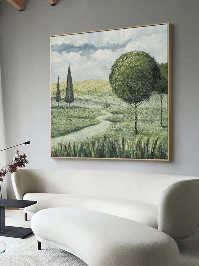 Abstract Landscape Oil Painting on Canvas Large Original | Etsy