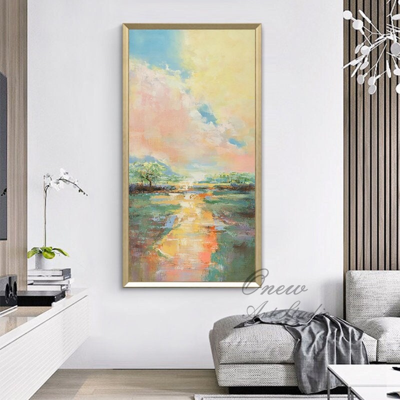Large Abstract Landscape Oil Painting on Canvas Original | Etsy