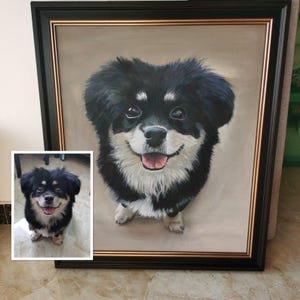 Custom Oil Painting from Photo, Commission Portrait Painting on Canvas, Hand-painted Canvas Art, Family Gift, Personalize Gift, Home Décor