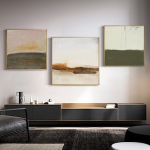 Large Abstract Oil Painting on Canvas, Original Hand-painted Canvas Wall Art, Modern Minimalist Wall Art for Living Room, Bedroom Décor