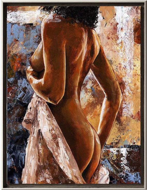 Naked Woman Canvas Print