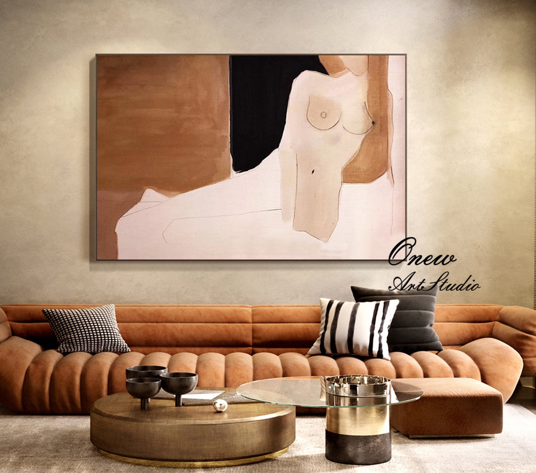 Abstract Naked Women Oil Painting On Canvas Original Female Figure abstract-naked-women-oil-painting-on-canvas-original-female-figure