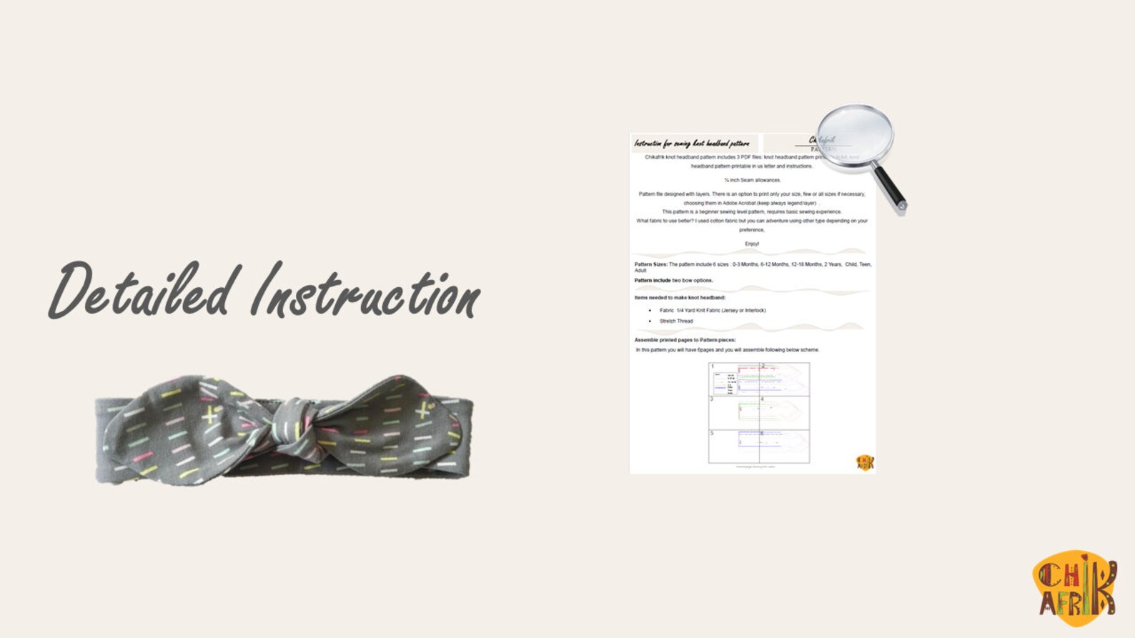 Knot Headband Sewing Pattern Baby Headband PDF Pattern 7 Etsy