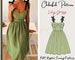 Bustier dress pattern|sewing Pattern|7sizes XXS XXL|Bustier pattern|corset dress pattern|Bustier mididress|sewing patterns for women 
