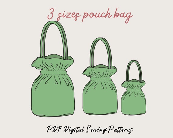 Simple Drawstring Bag (Ad-Free PDF)