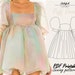 Puff Dress PATTERN|PDF digital pattern 4- 18 US size|sewing pattern|puff sleeve dress pattern|Selkie dress|Us letter/A4/A0/Projector file