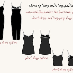 Heart dress pattern|bodycon dress pattern|women dress pattern|pdf digital sewing pattern| slim fit dress pattern |Sweetheart Dress