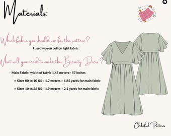 Nursing Dress Sewing Pattern | Women's Breastfeeding Dress, 15 Sizes (PDF  Pattern) - Etsy