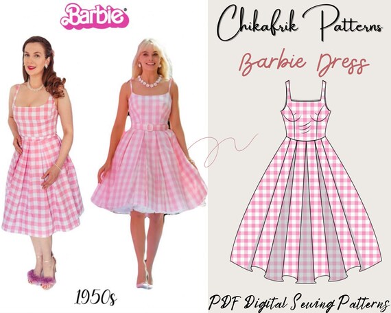 barbie movie gingham dress