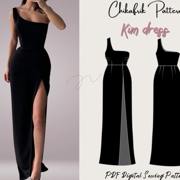 Maxi Dress Pattern - Etsy