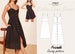 Dress pattern|Buttondown dress pattern|PDF sewingpattern|7Sizes |sundress mini & midi dress pattern|Us letter/A4/A0/Projector sewingpattern