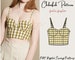 Bustier pattern|7sizes XXS - XXL| bustier top PDF sewing pattern |bodice pattern|Corset pattern|Us letter/A4/A0/Projector sewing pattern 