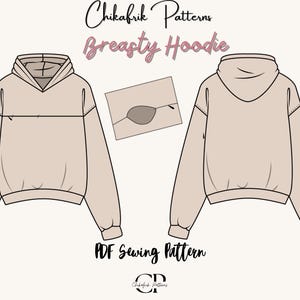 Breasty Hoodie Sewing Pattern: Women's Nursing Hoodie (PDF Download)