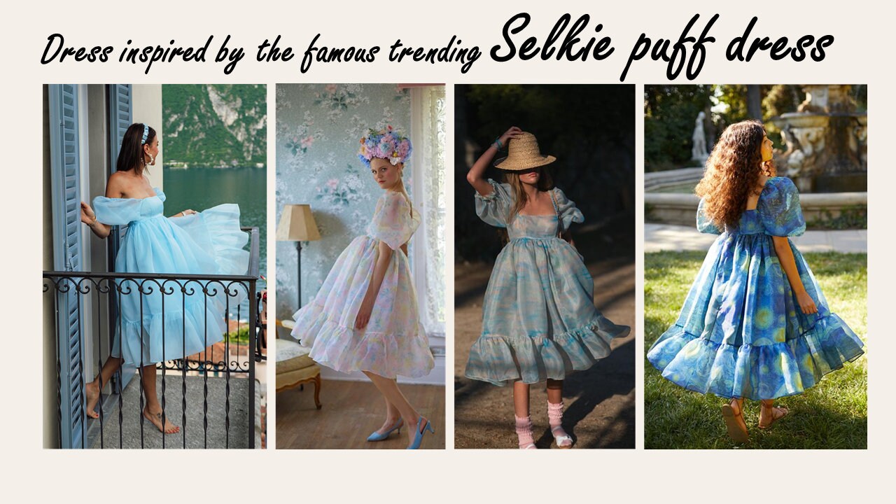 Selkie Puff dress patternSelkie PatternBabydoll sewing - Etsy.de