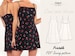 Dress pattern|PDF sewing pattern|InstantDownload 7Sizes|mini dress pattern|Cami dress pattern|women pattern |Us letter/A4/A0/Projector file