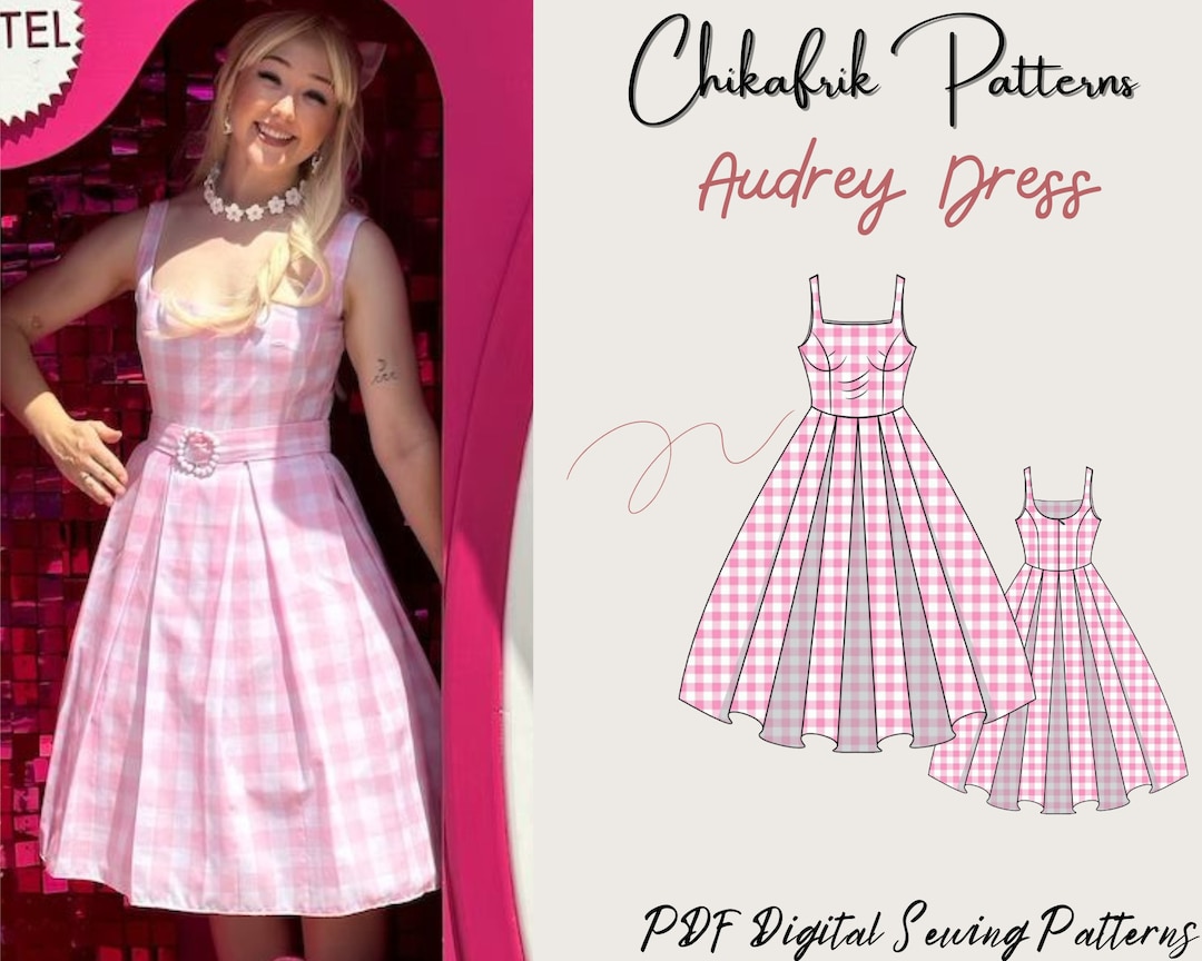 Audrey Dress Pattern| PDF Sewing Pattern| Digital Pattern