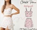 Bustier pattern + slit skirt pattern|7 sizes XXS - XXL| 2 digital sewing patterns|Women PDF sewing pattern 